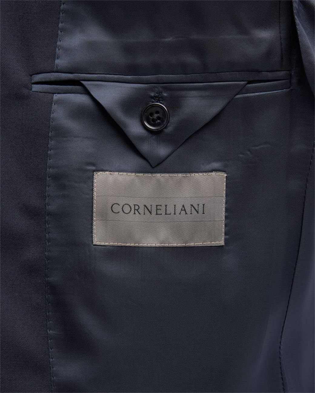 Corneliani Blue Apos;S Solid Wool Leader Suit for men