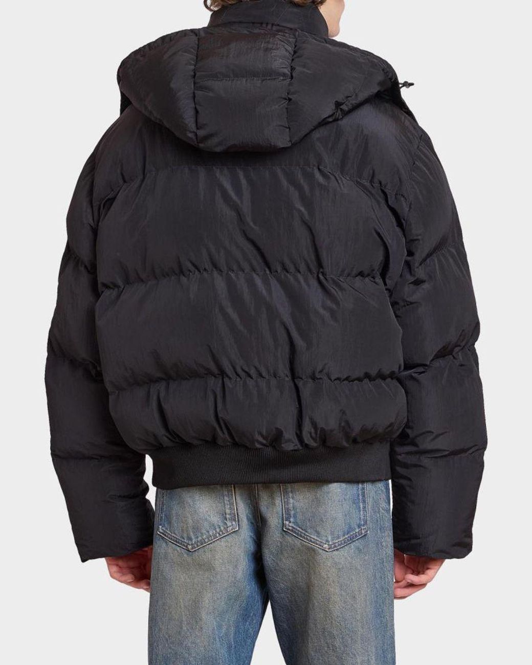 Balmain Black Apos;S Quilted Puffer Down Jacket for men