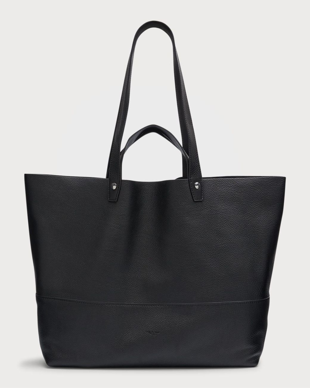 Rag & Bone Logan Double Handle Leather Tote Bag in Black Lyst