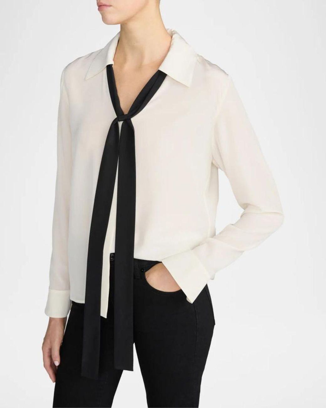 FRAME Black The Cigarette Pants