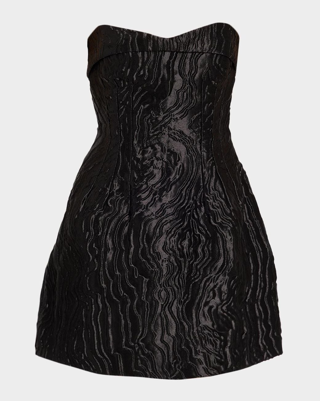 Jonathan Simkhai Black Darcie Strapless Mini Dress