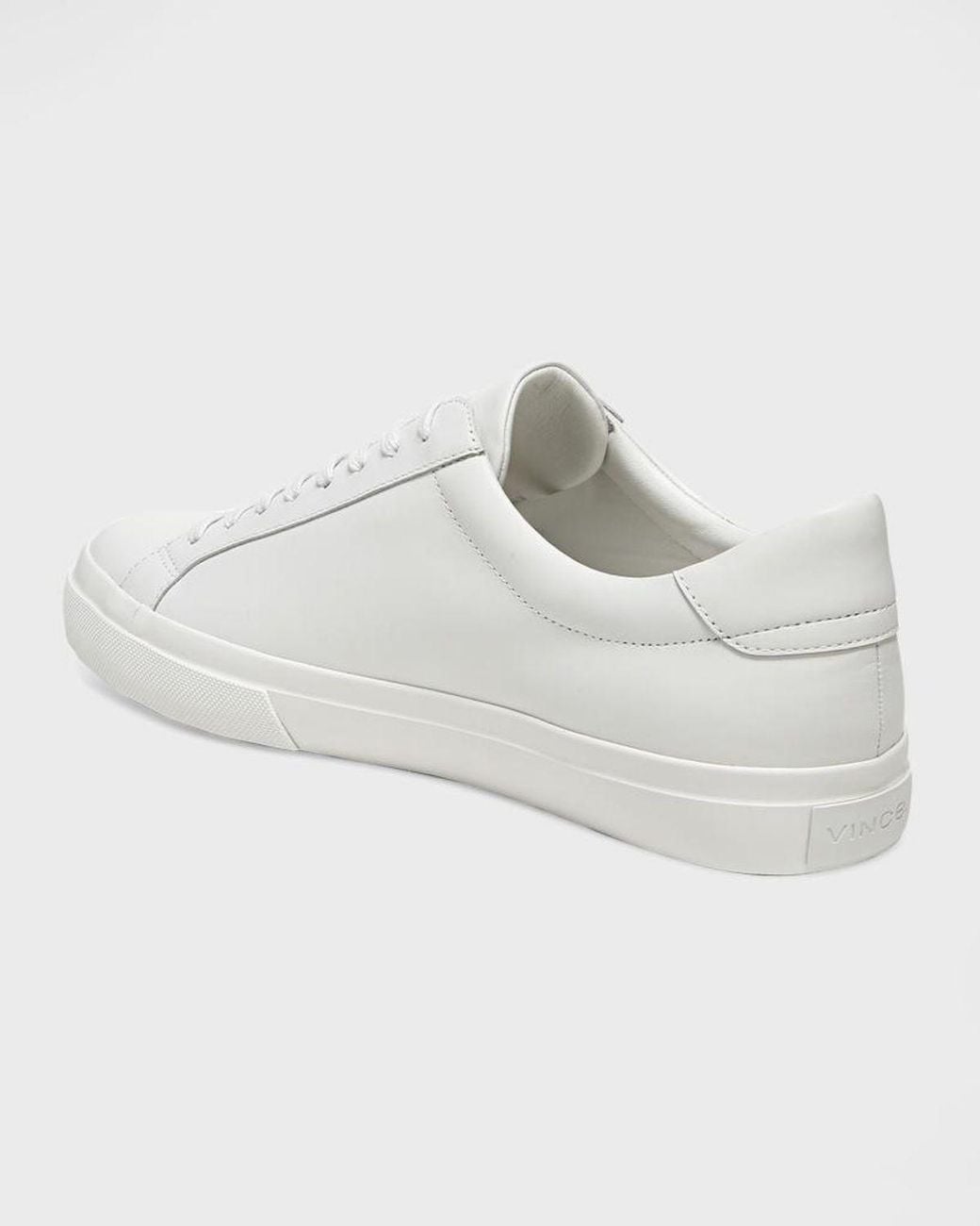 Vince White Apos;S Fulton Solid Leather Low-Top Sneakers for men