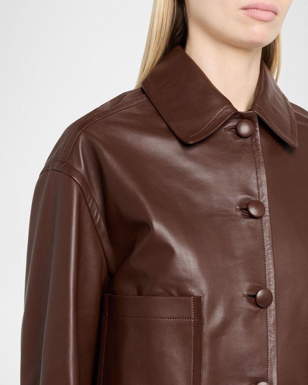 A.L.C. Brown Brooks Leather Jacket