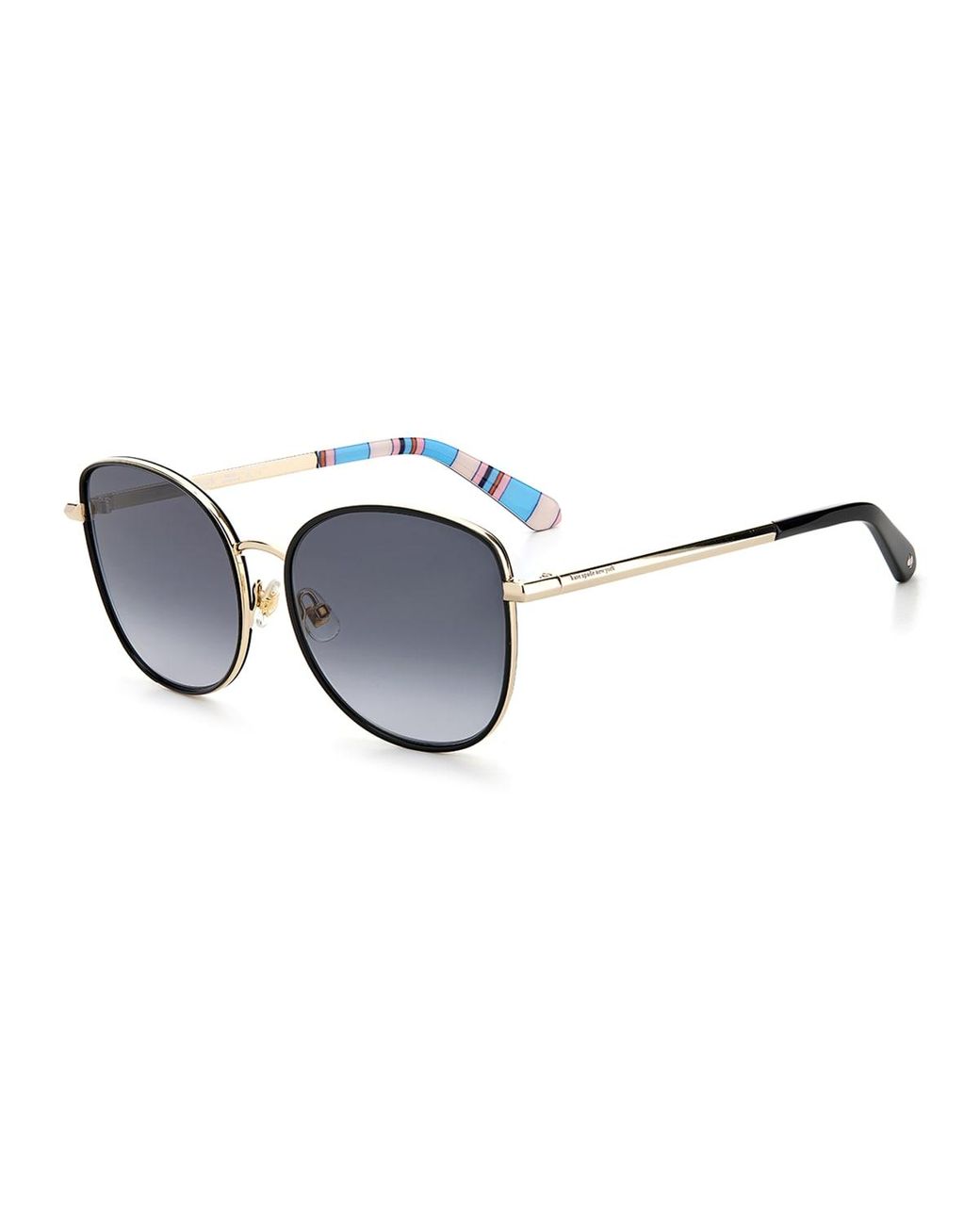 Kate Spade Maryam Oversized Stainless Steel Cateye Sunglasses in Blue