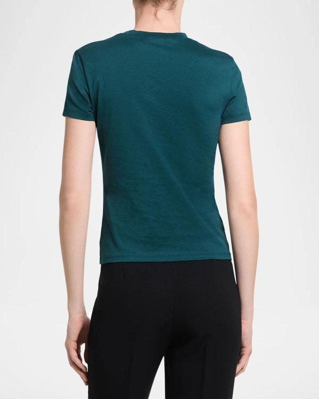 Theory Green Tiny Tee