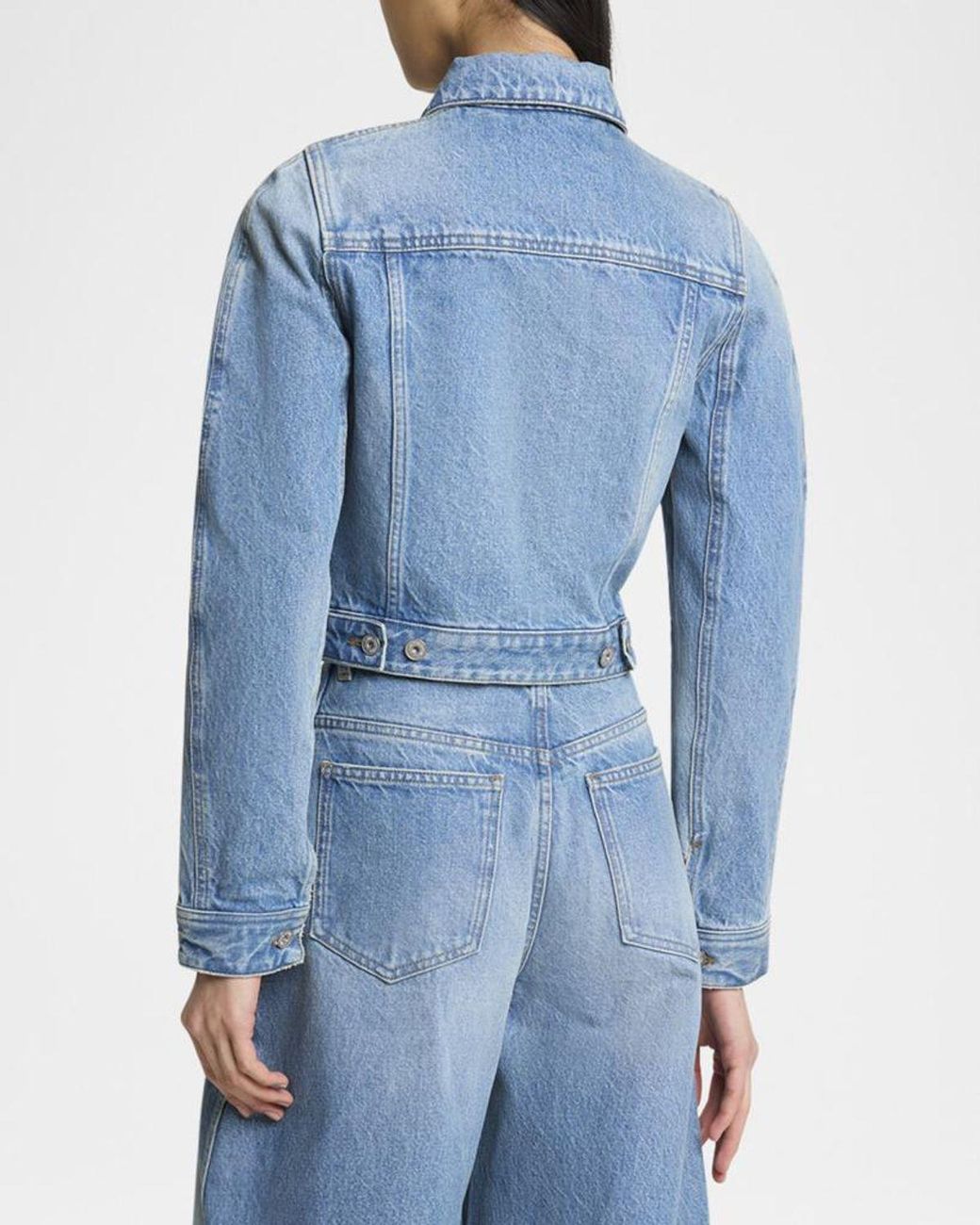 Jacquemus Blue The Oval Denim Jacket