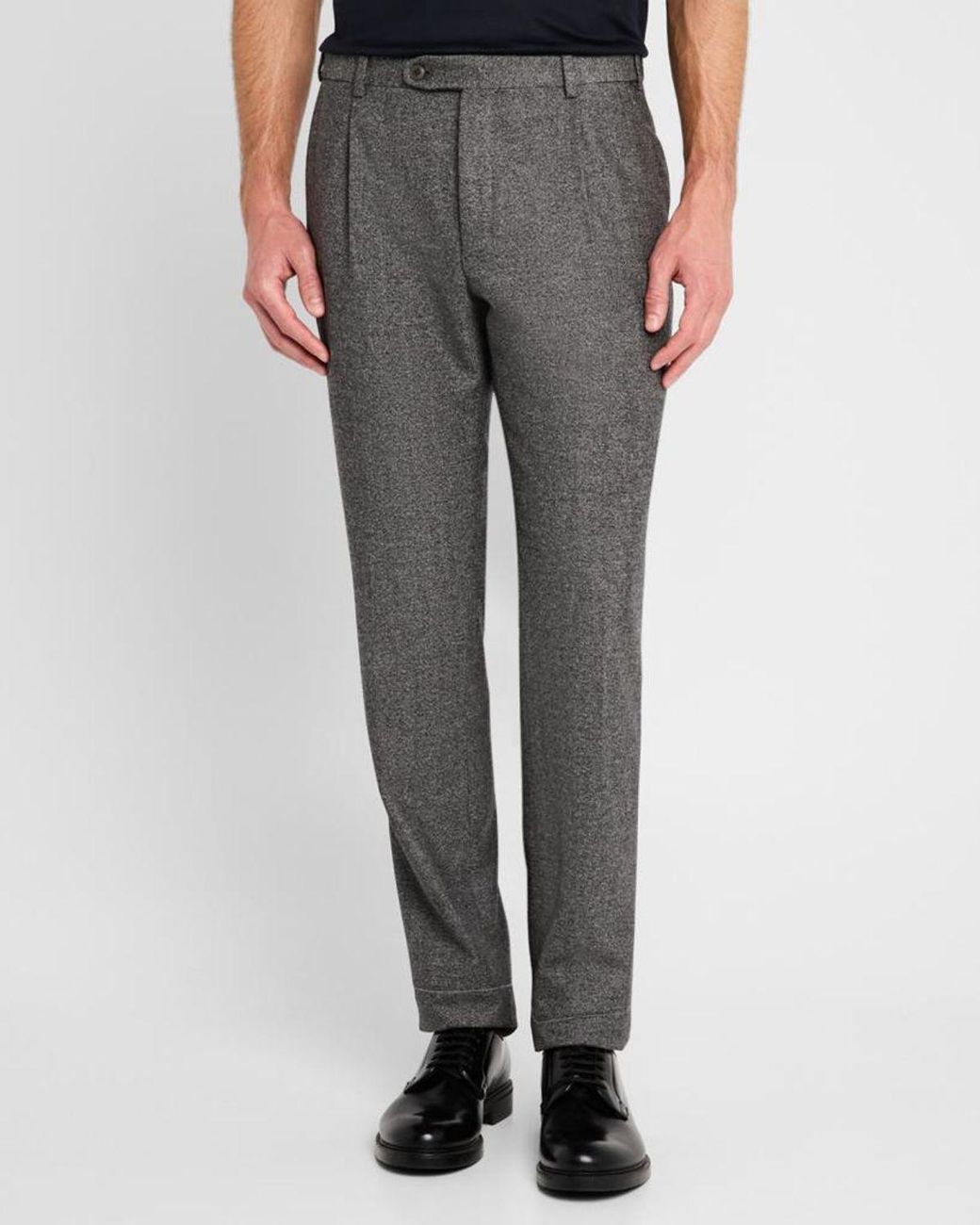 Brioni Gray Apos;S Wool Trousers for men