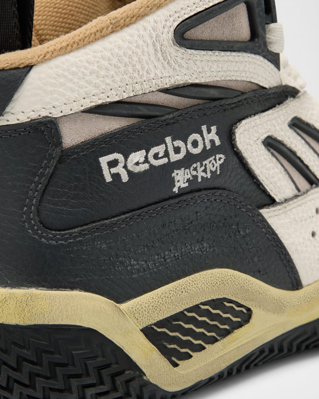 Reebok X Hed Mayner & Apos;S Blacktop Leather High-Top Sneakers in