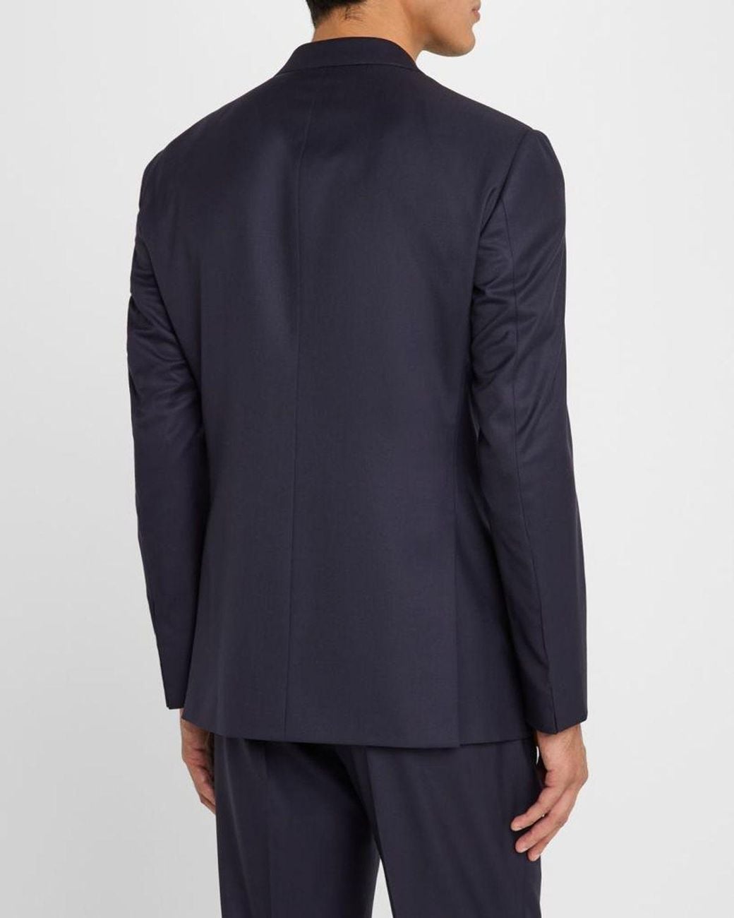 Giorgio Armani Blue Two-button Soft Basic Suit, Navy for men