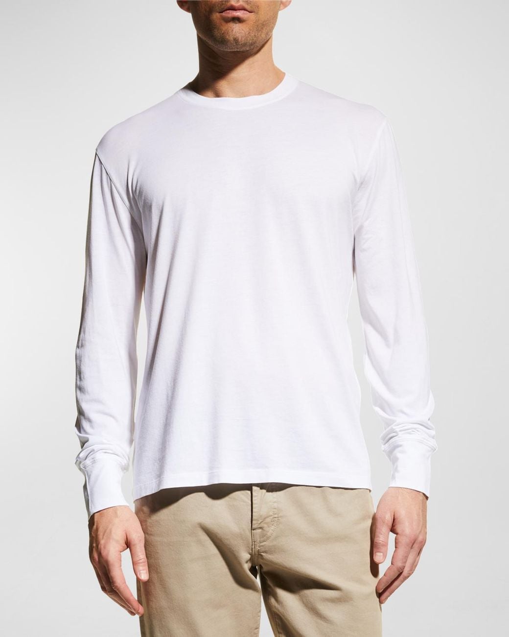 Tom Ford White Apos;S Solid Jersey T-Shirt for men