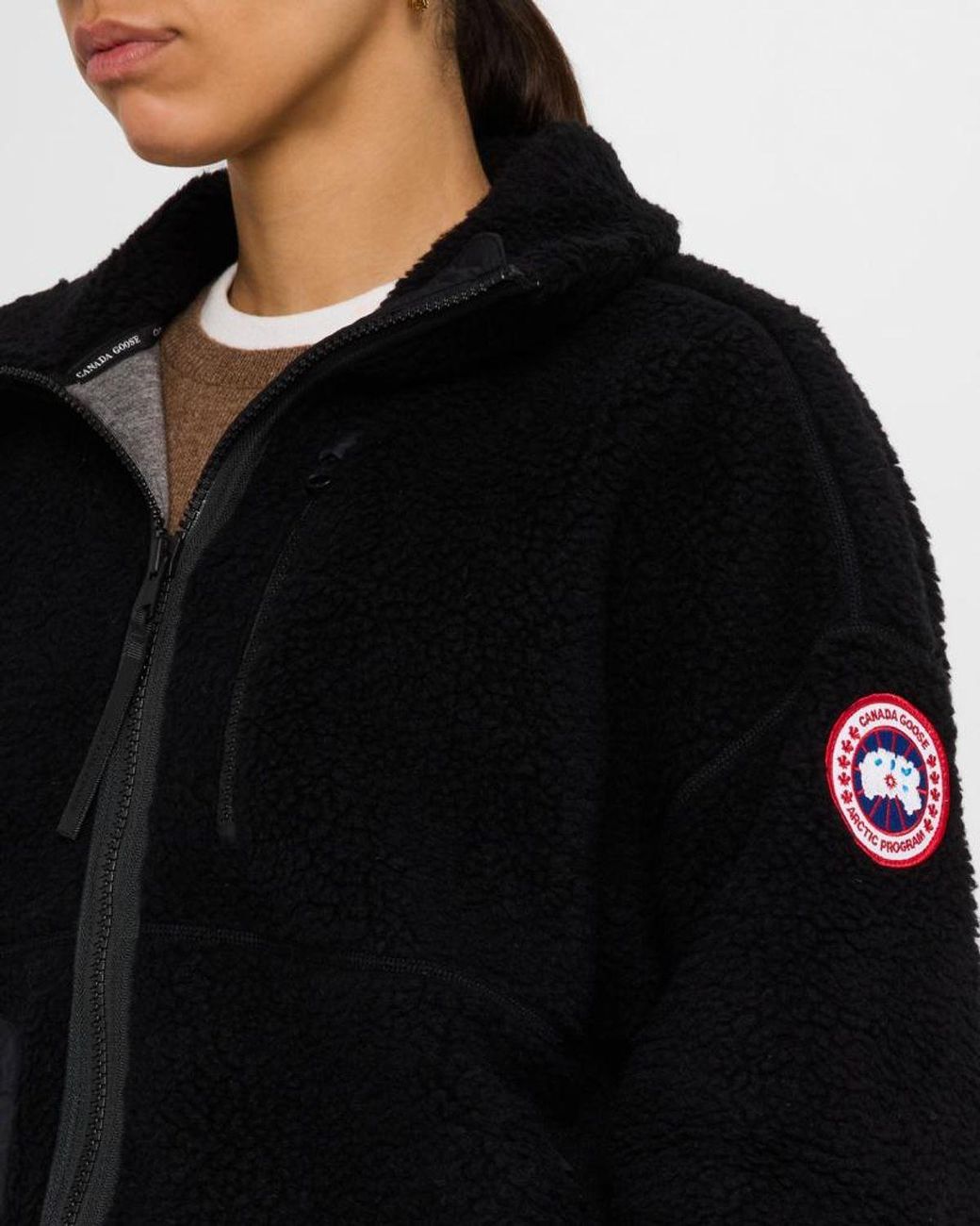 Canada Goose Black Simcoe Fleece Jacket