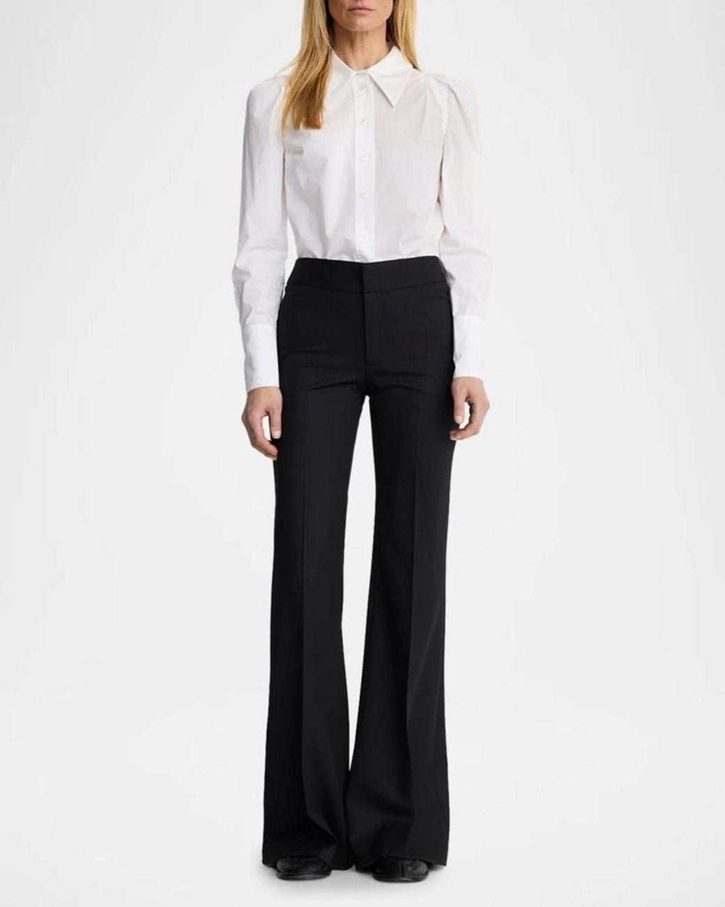 Smythe Black Lisbon Flared Pants