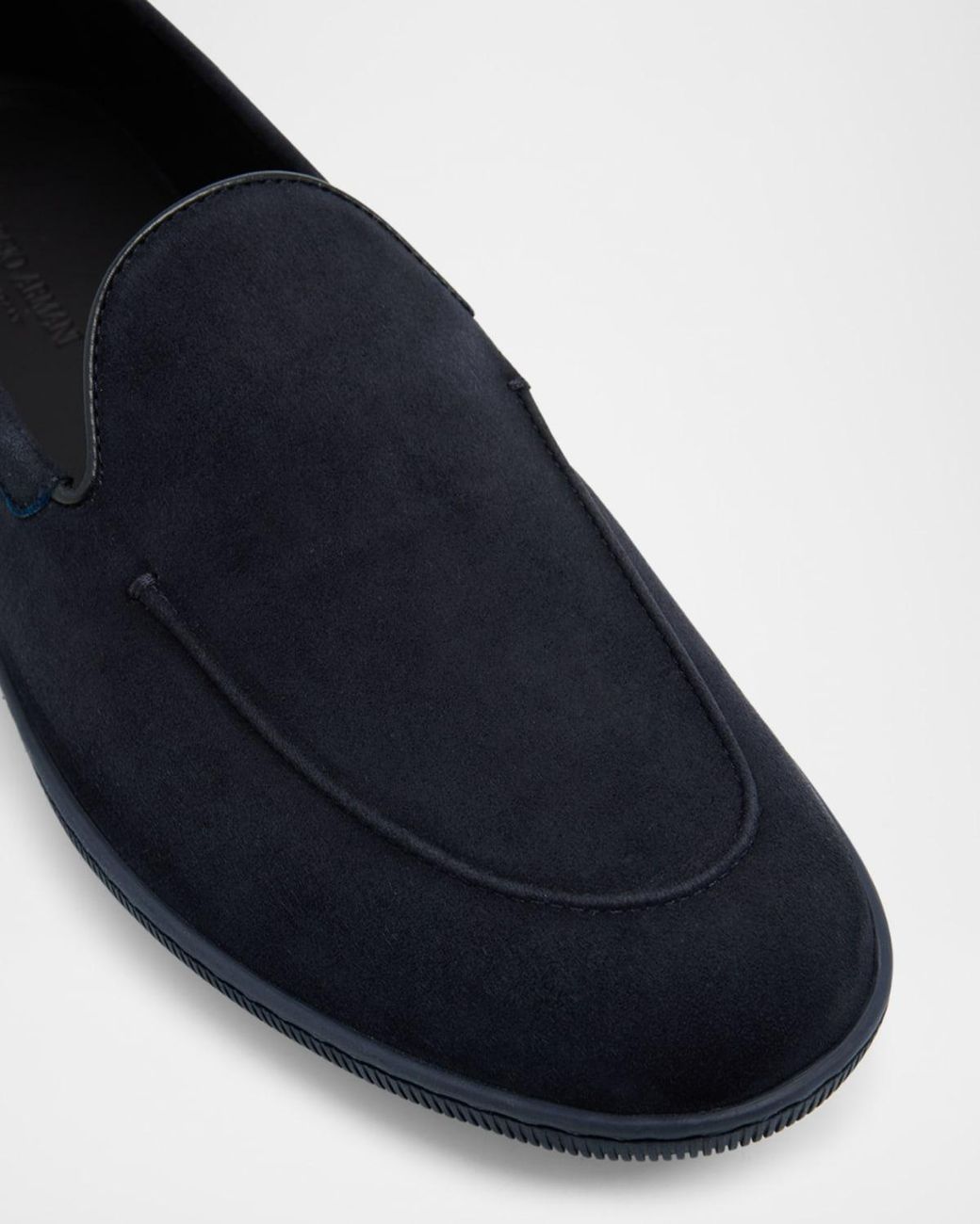 Giorgio Armani Blue Apos;S Suede Sneaker Loafers for men