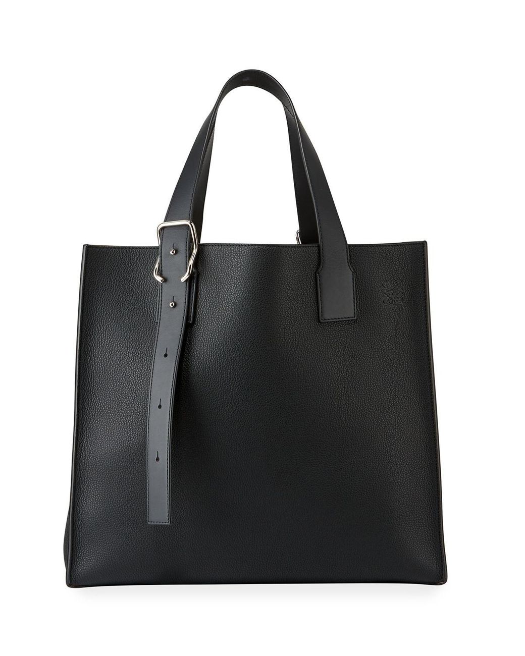 Loewe Leather Buckle Tote Bag in Black for Men Save 20 Lyst
