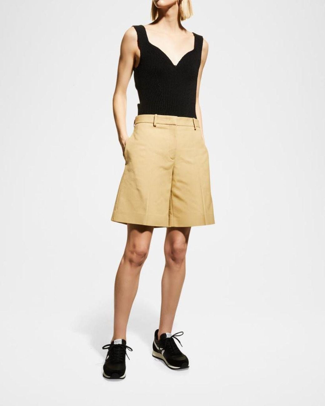 Rag & Bone Black Retro Recycled Runner Sneakers