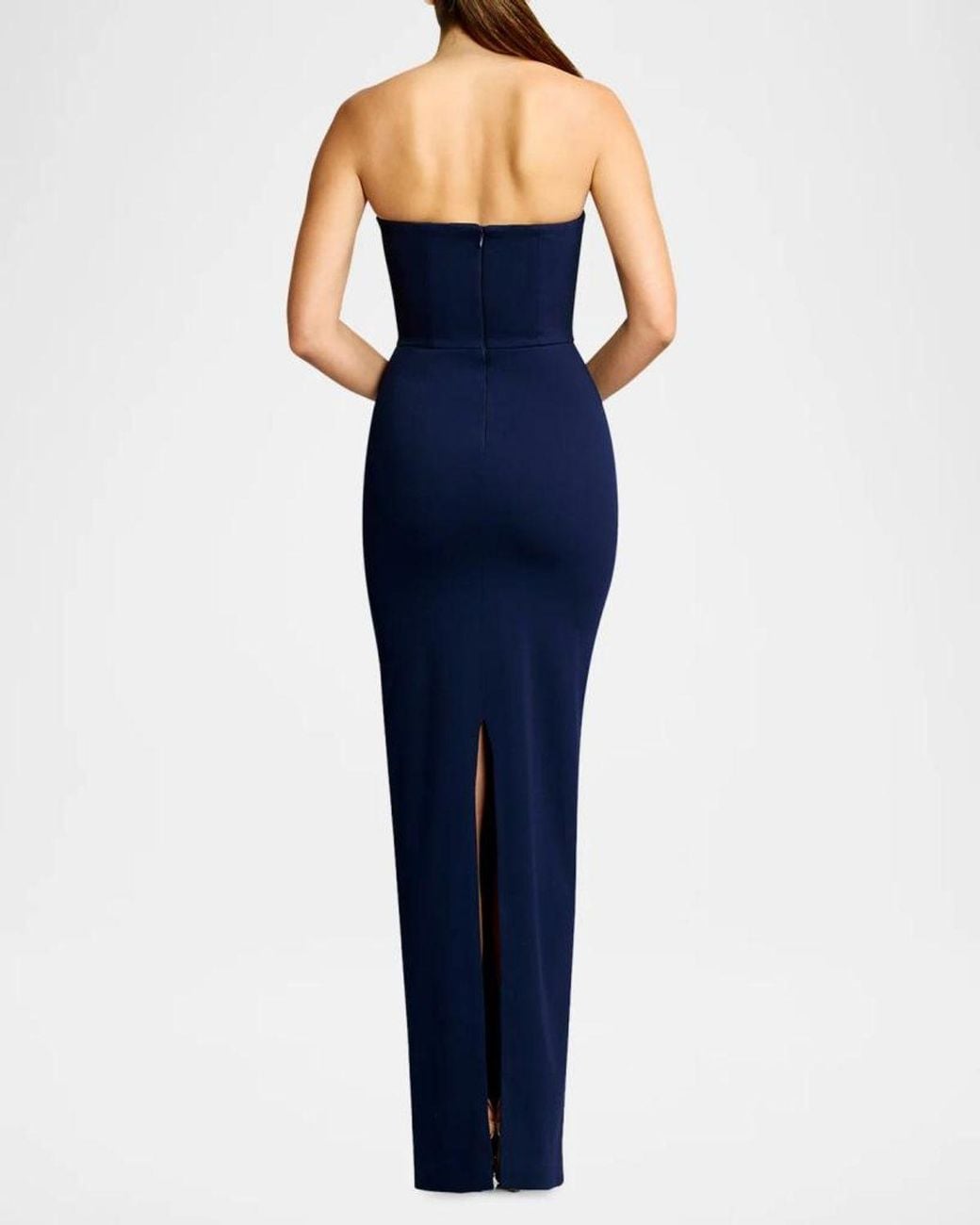 Dress the Population Black Label Everly Strapless Bow-Embellished ...