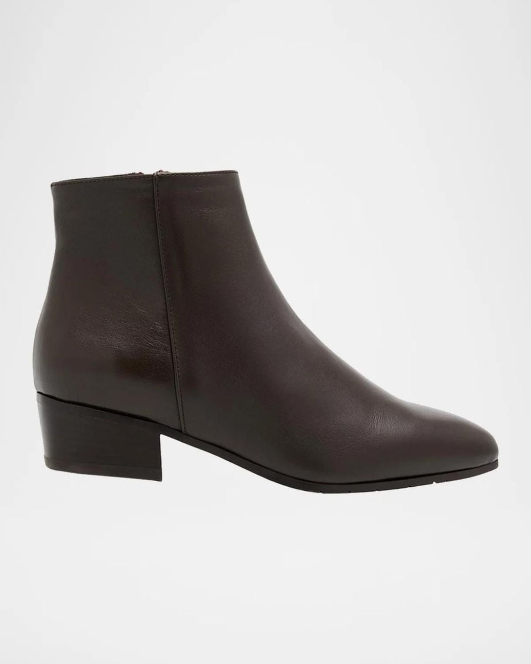 Aquatalia Fuoco Leather Ankle Booties in Black | Lyst