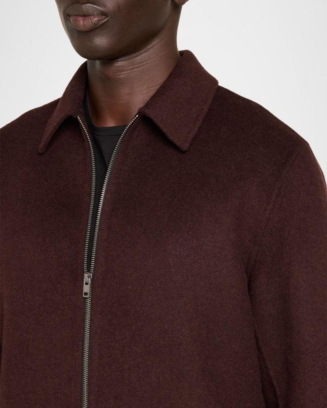 Vince Purple Apos;S Splittable Wool Blend Full-Zip Jacket for men