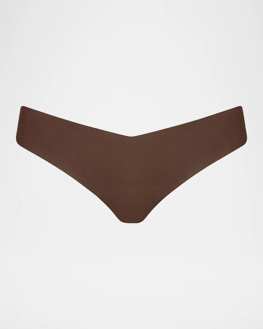 Commando Brown Classic Solid Thong