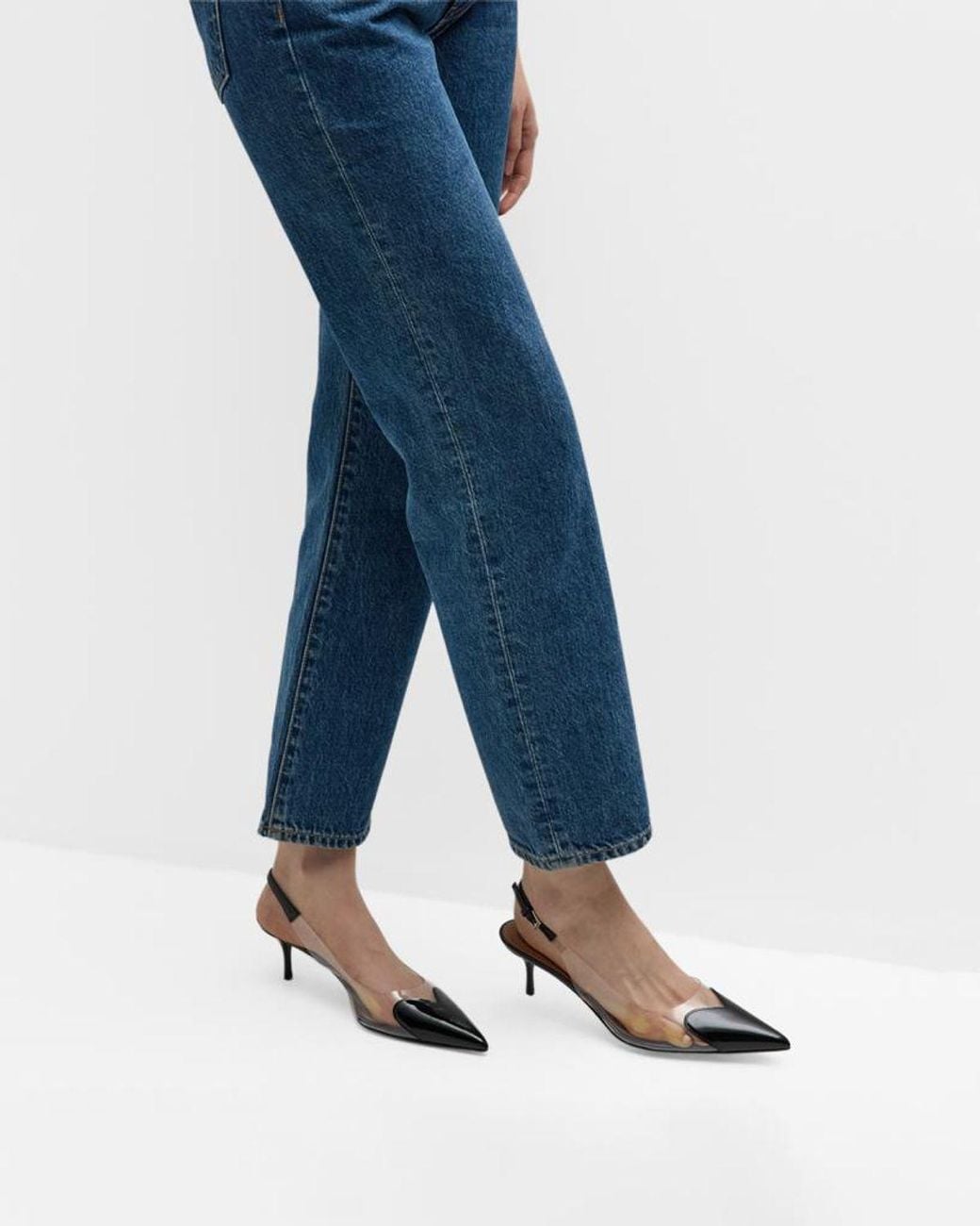 Alaïa Metallic Heart Mules
