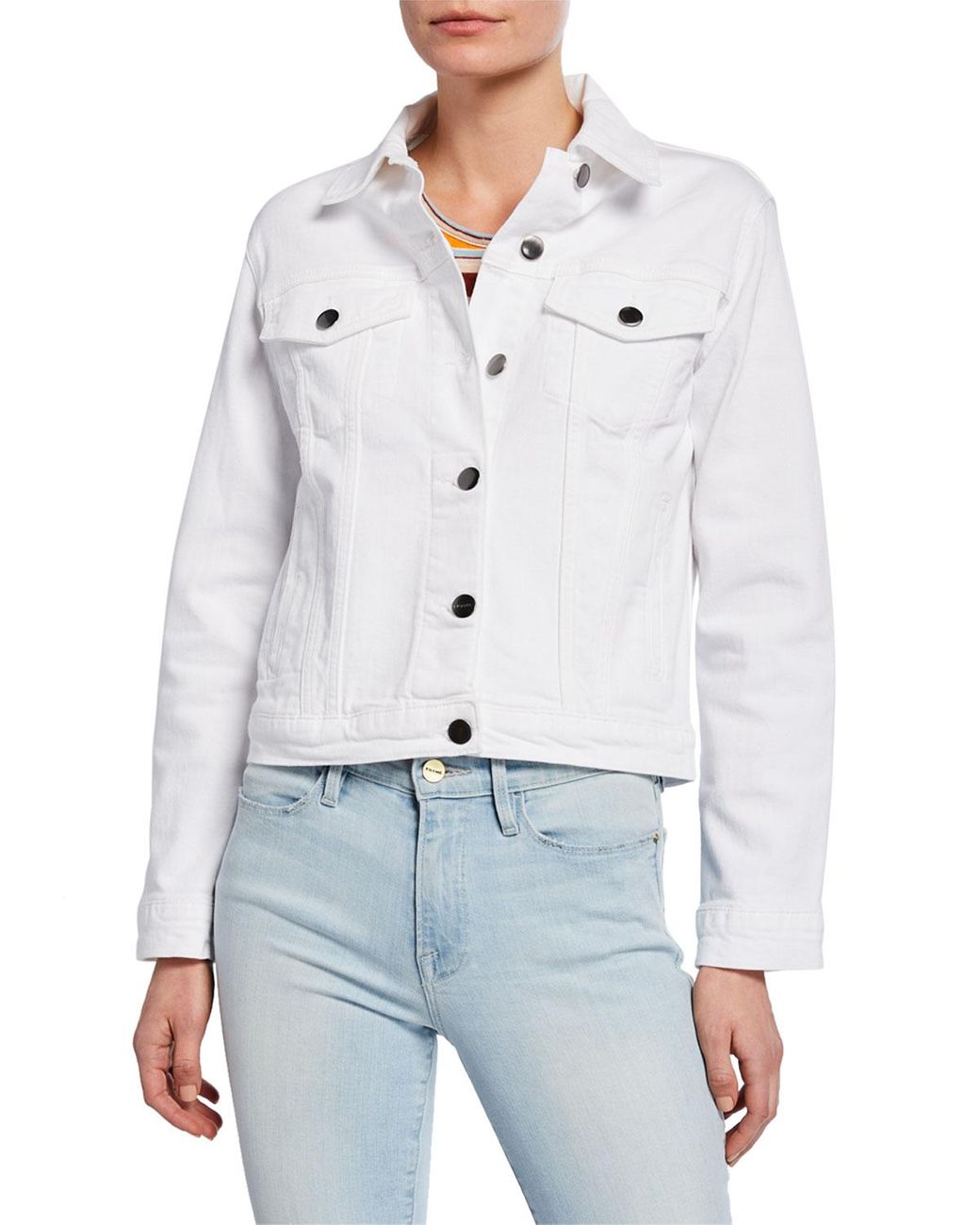 frame le vintage denim jacket