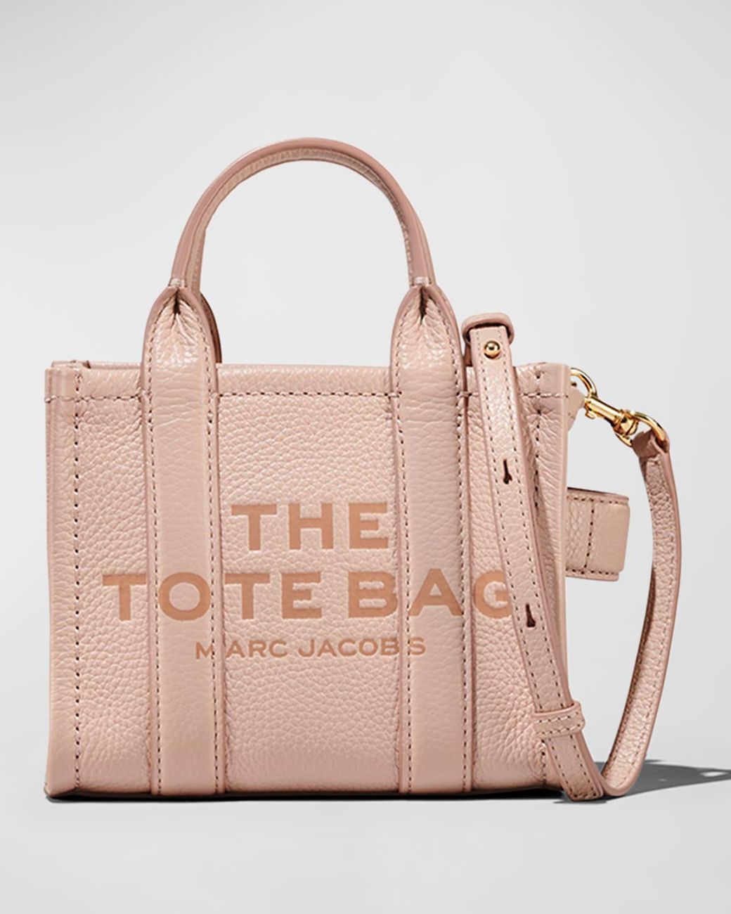 Marc Jacobs The Leather Micro Tote in Pink Lyst
