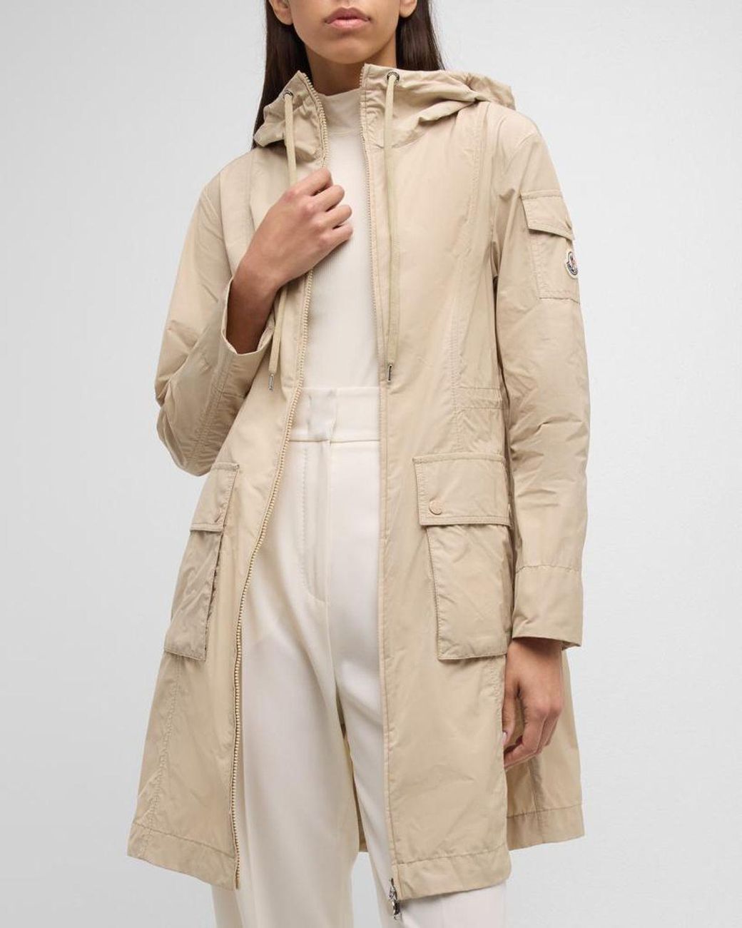 Moncler Black Laerte Long Parka Jacket