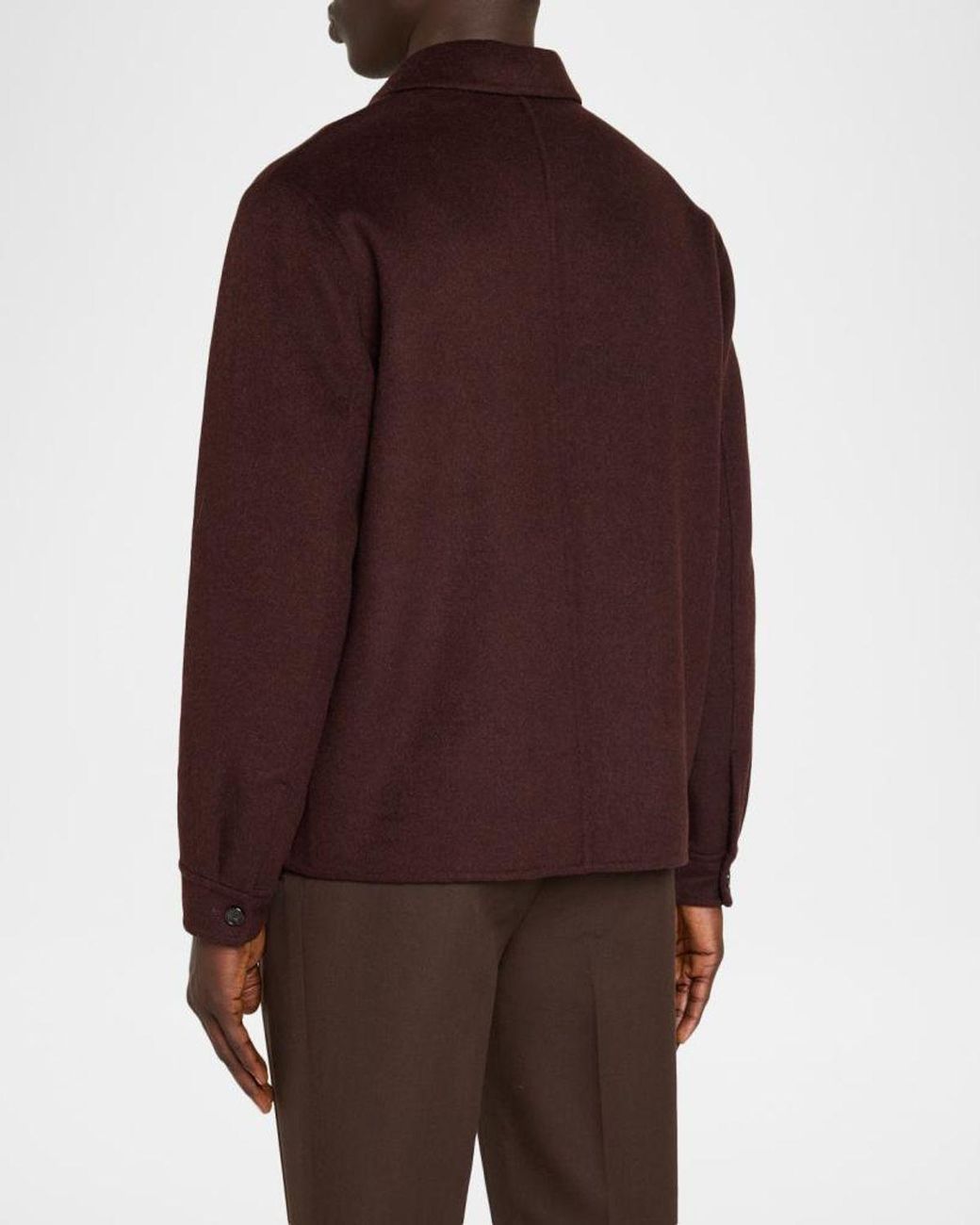 Vince Purple Apos;S Splittable Wool Blend Full-Zip Jacket for men