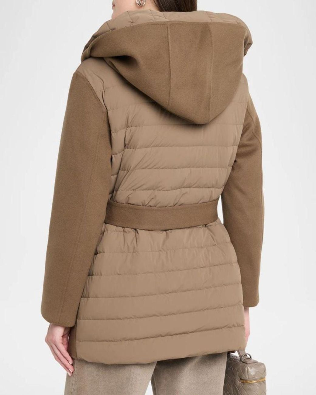 Mackage Brown Bethany Reversible Wool Coat