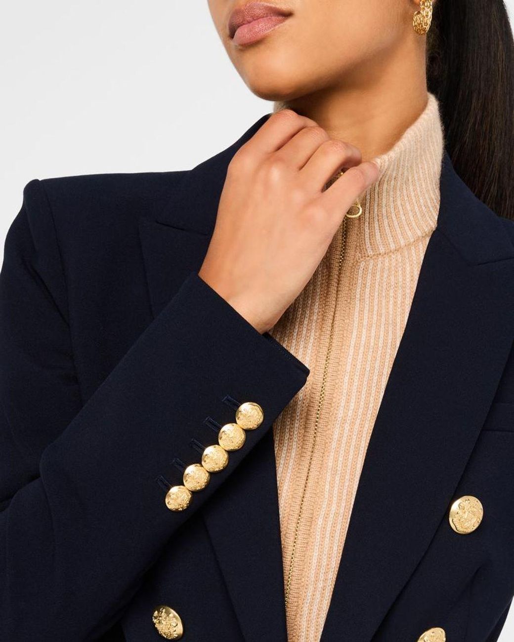 Veronica Beard Blue Miller Dickey Jacket