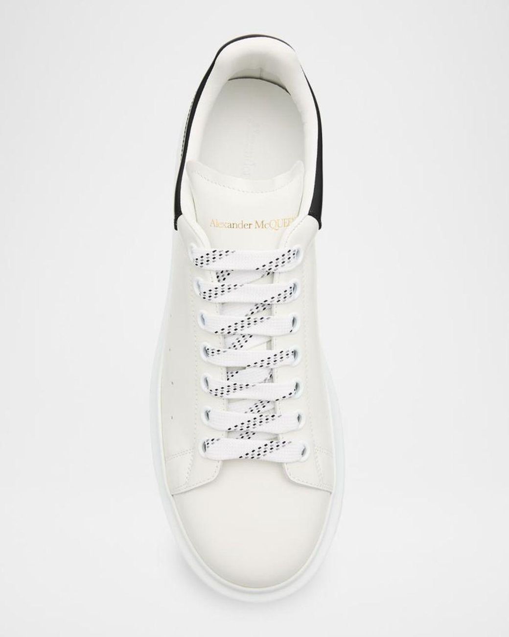 McQueen White Apos;S Leather Oversized Sneakers for men