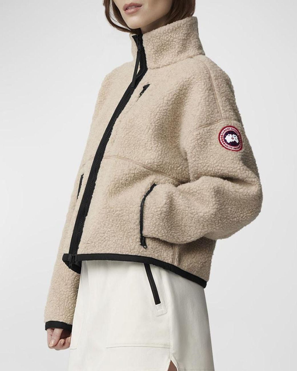 Canada Goose Natural Simcoe Fleece Jacket