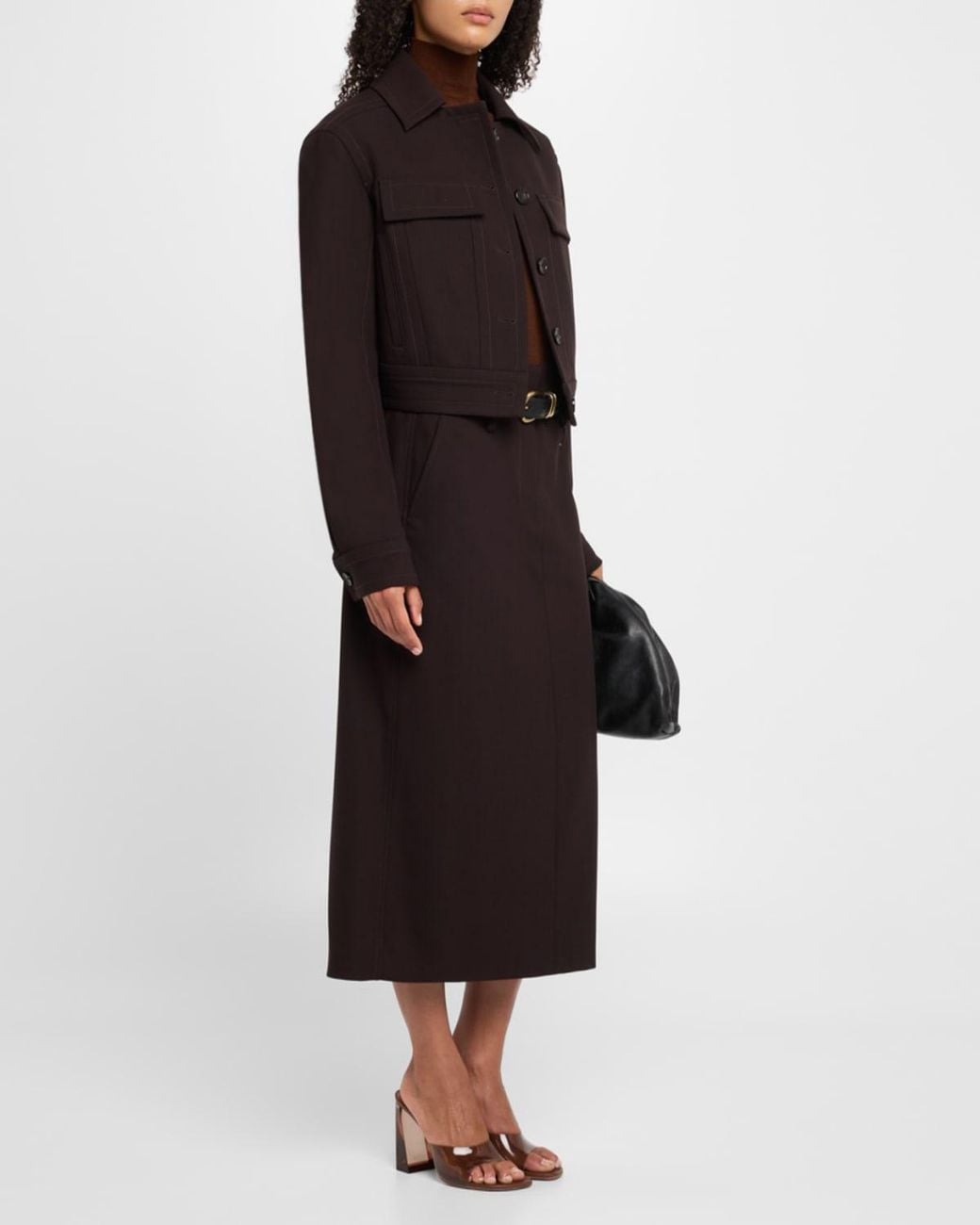 A.L.C. Black Blake Cropped Jacket