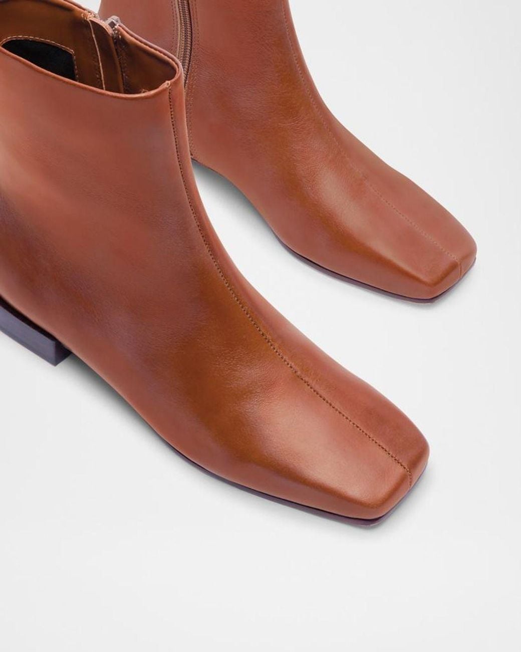 Bernardo Brown Belfast Leather Ankle Booties