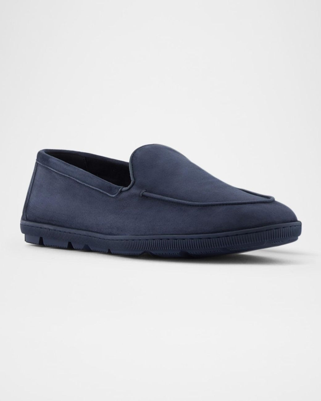 Giorgio Armani Blue Apos;S Suede Sneaker Loafers for men