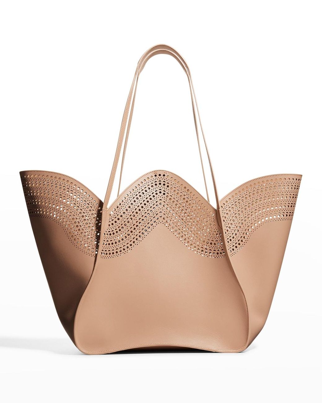 Alaïa Lili 24 Vienne Lasercut Tote Bag in White Lyst