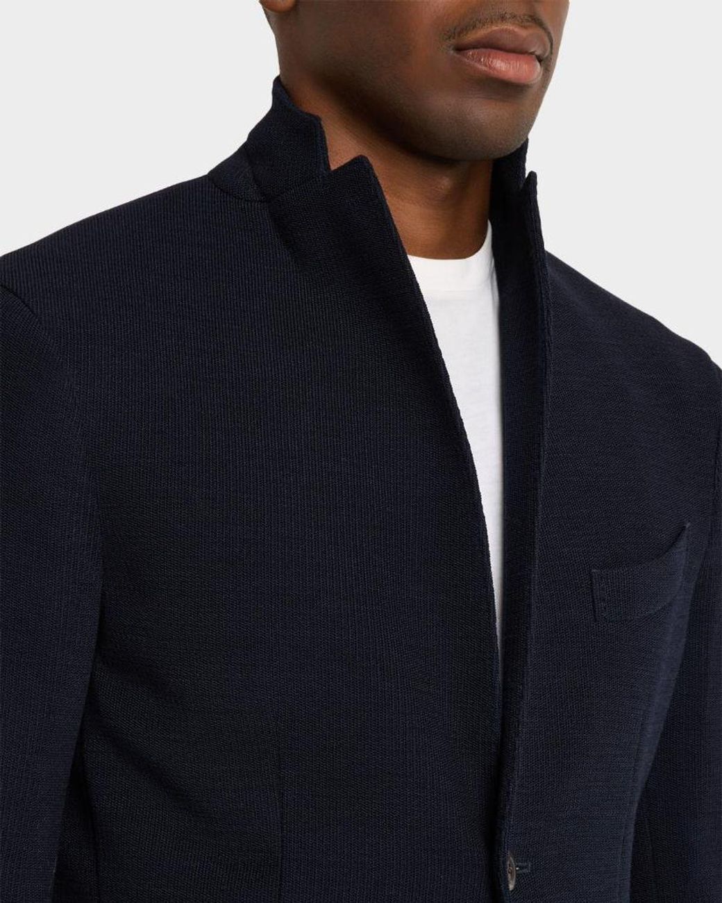 Boglioli Blue Apos;S Wool Pique K Jacket for men