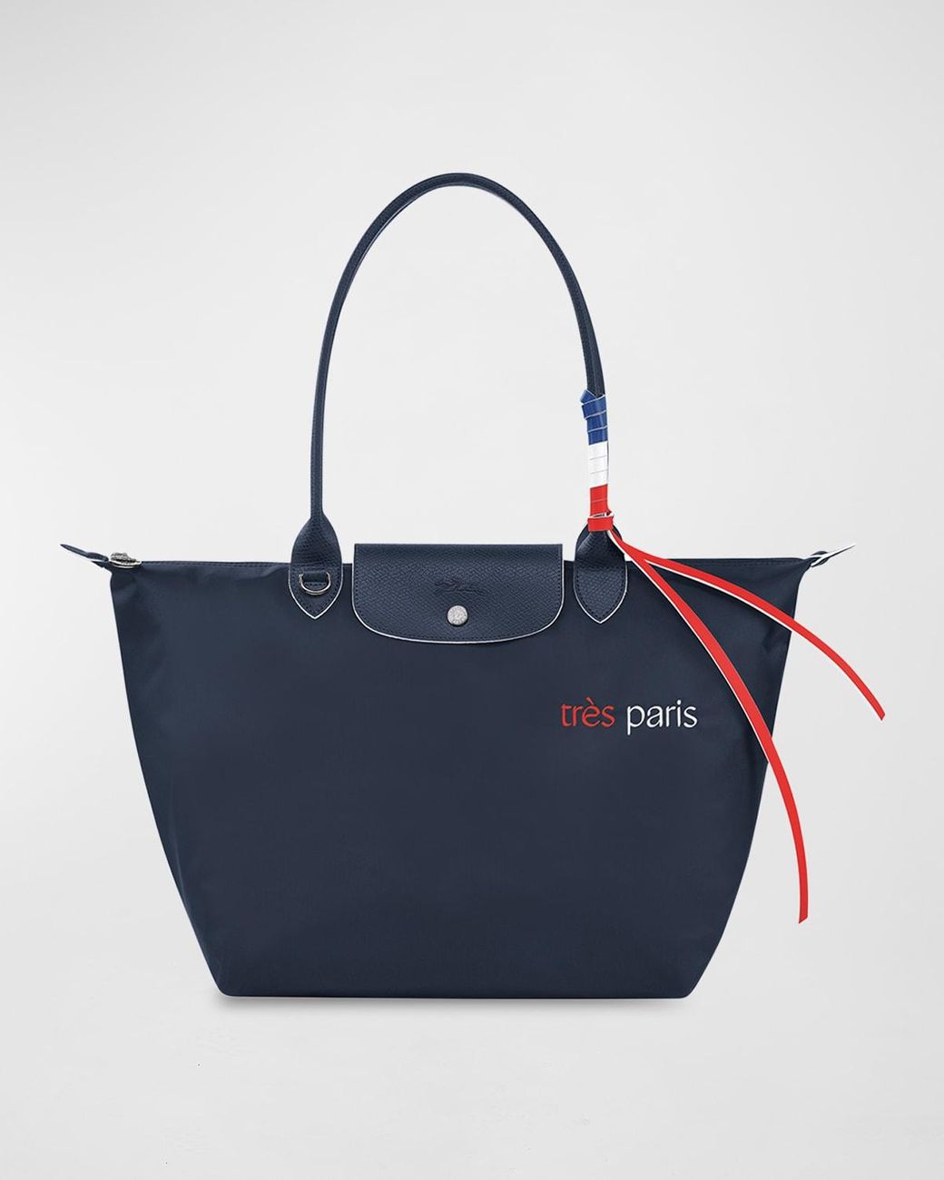 Longchamp Le Pliage Tres Paris Top-handle Bag in Blue | Lyst