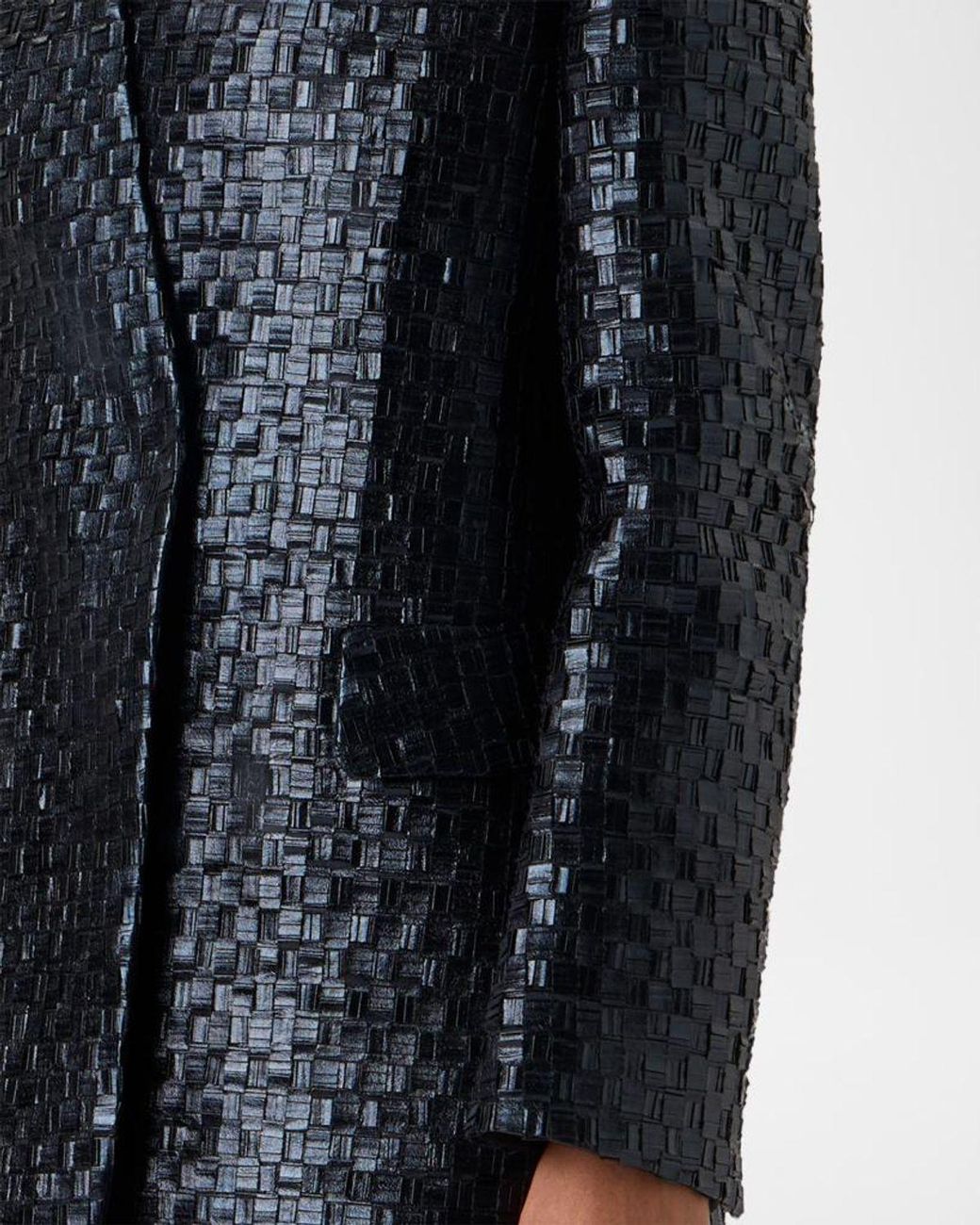 Akris Blue Kepler Techno Braided Jacket