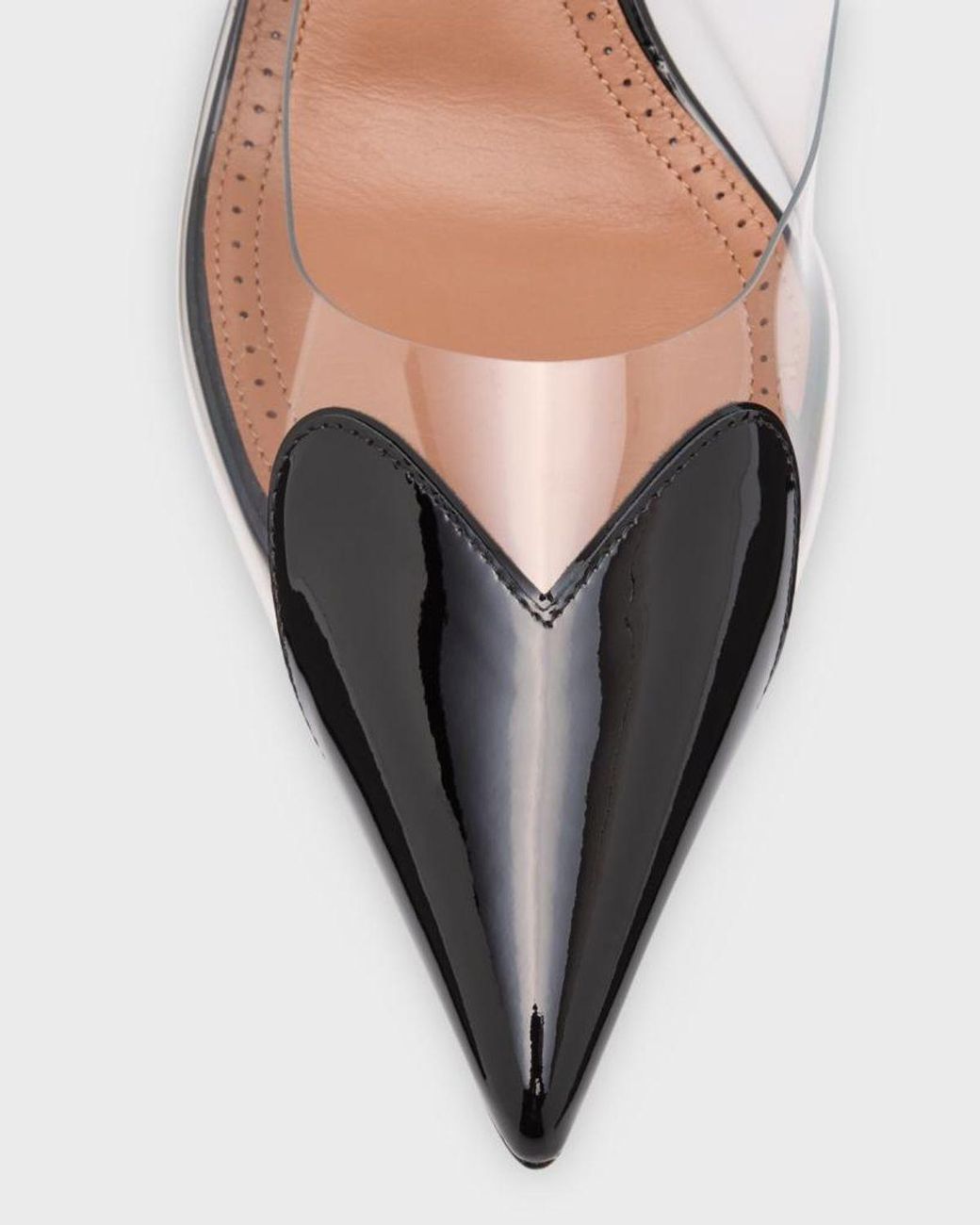 Alaïa Metallic Heart Mules