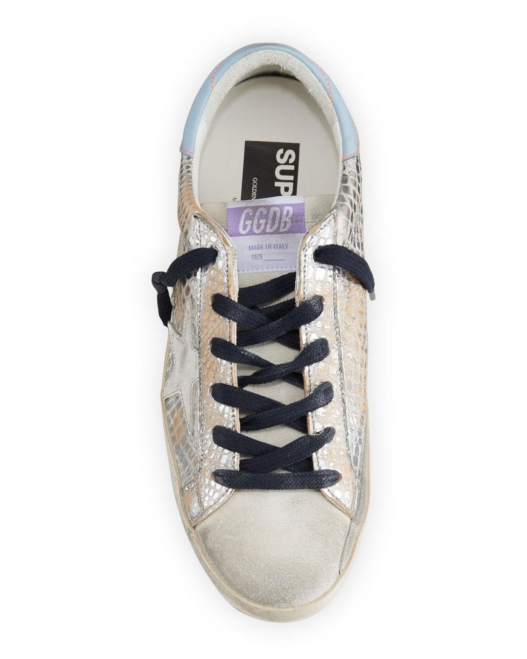 golden goose deluxe brand superstar metallic sneaker