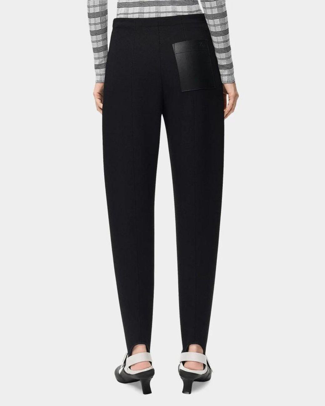 Loewe Blue Wool Stirrup Trousers