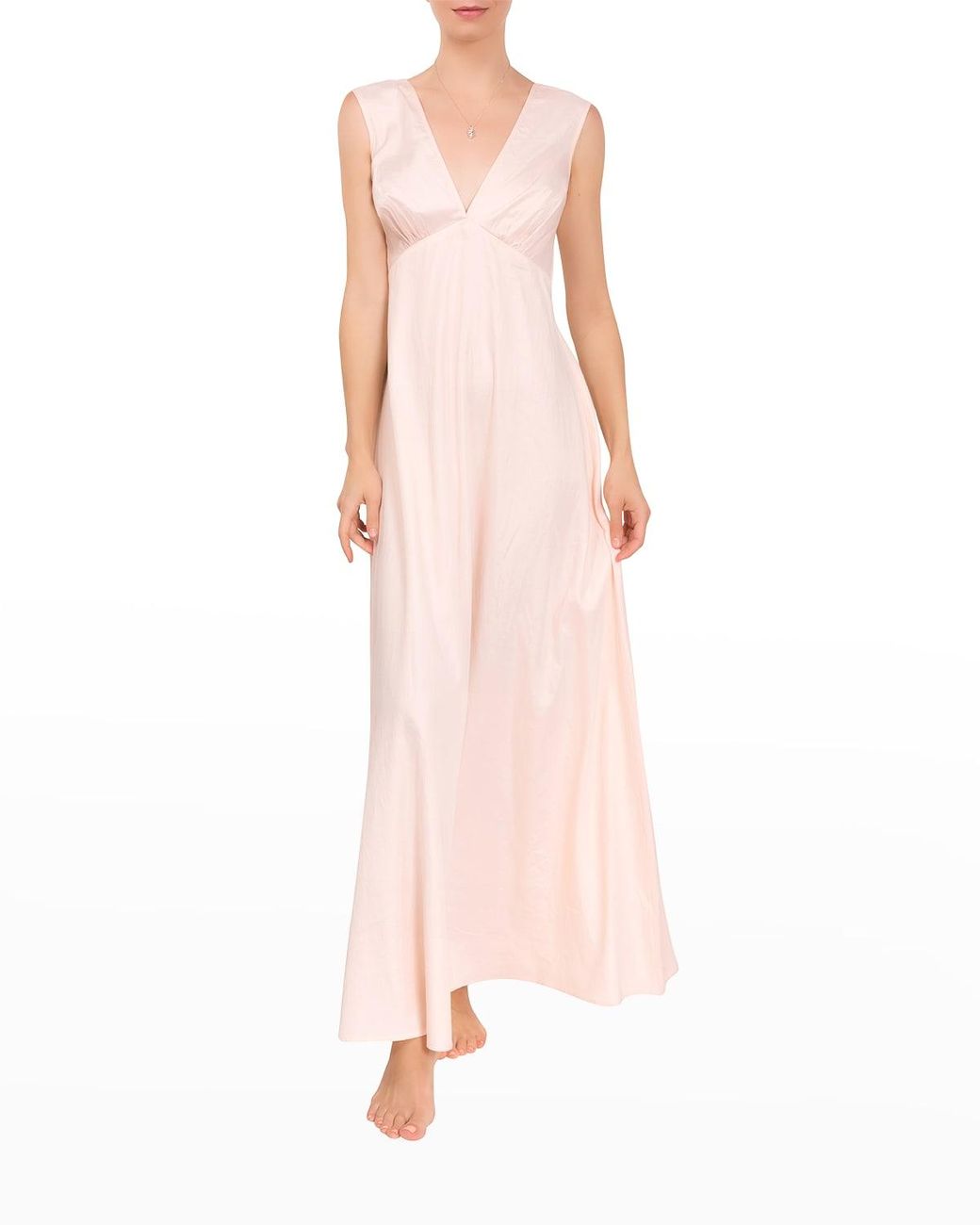 EVERYDAY RITUAL Amelia Empire-waist Nightgown in Pink | Lyst