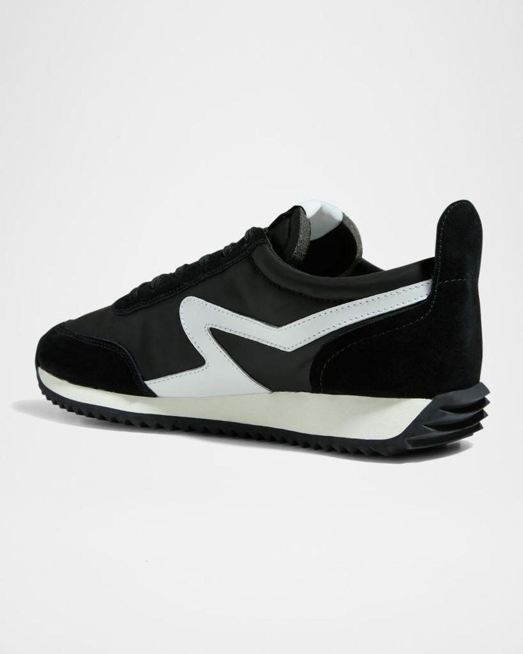 Rag & Bone Black Retro Recycled Runner Sneakers
