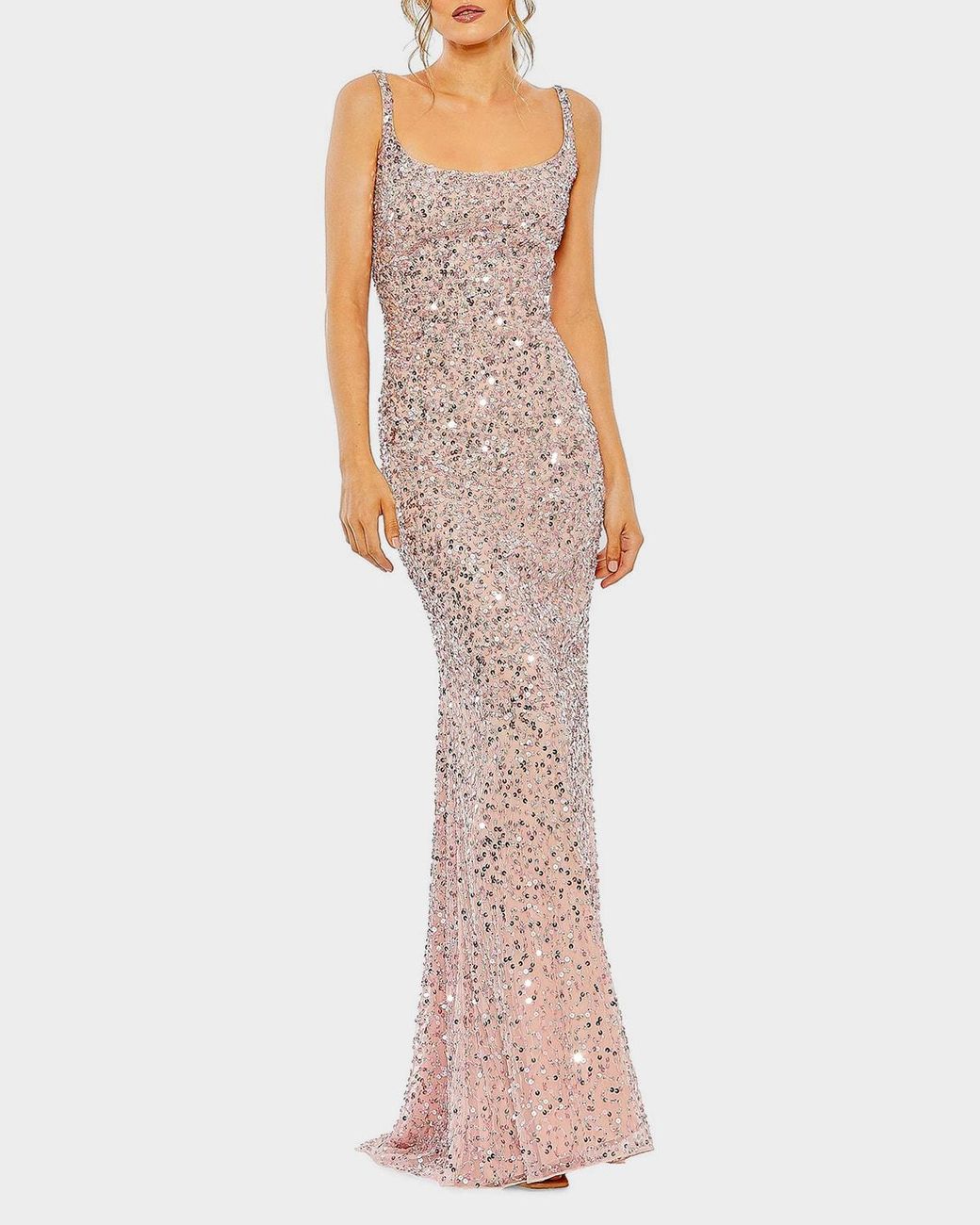 Mac Duggal Sequin Column Gown