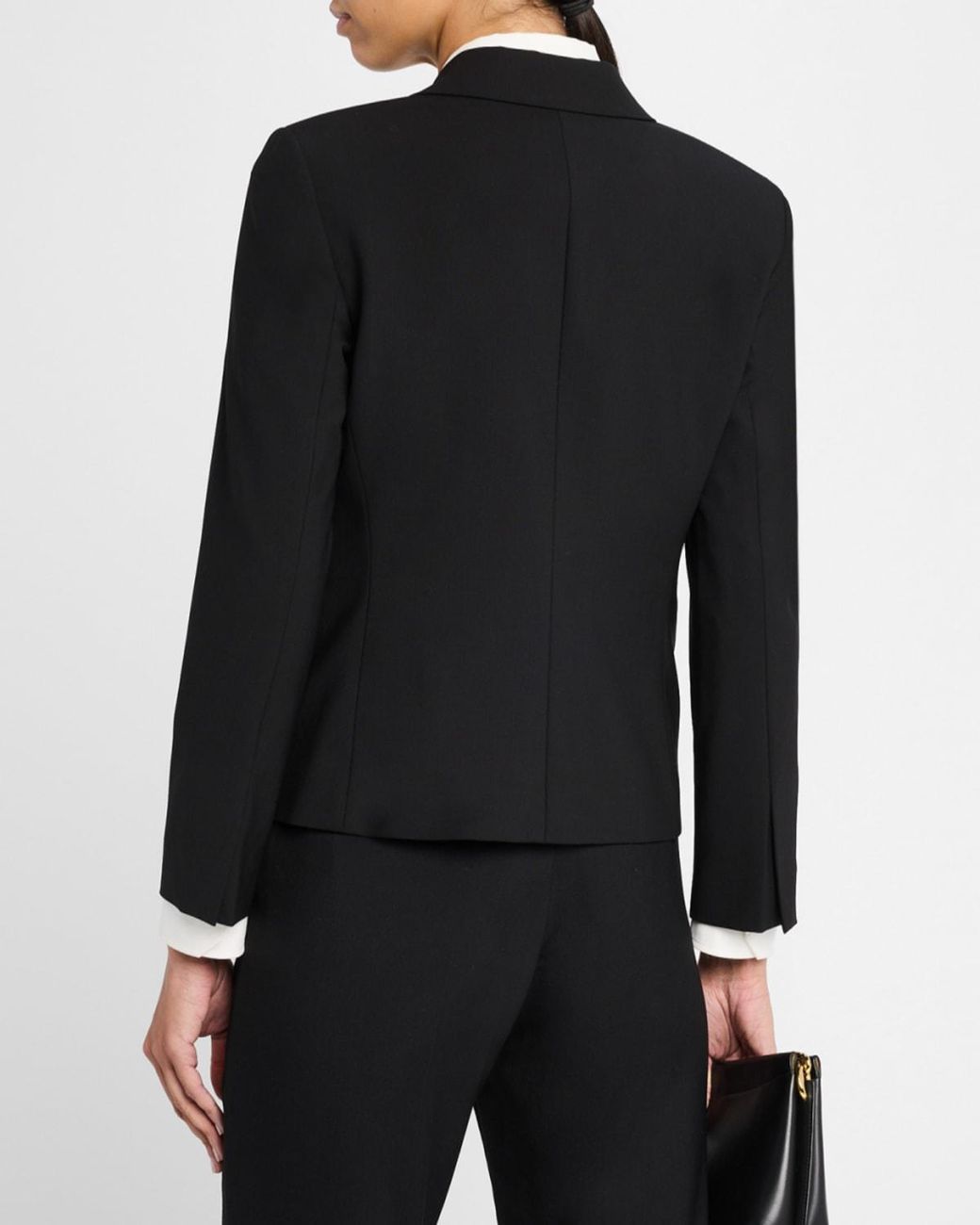 Theory Black Slim One-Button Jacket