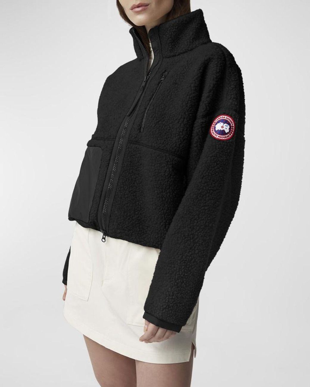 Canada Goose Black Simcoe Fleece Jacket