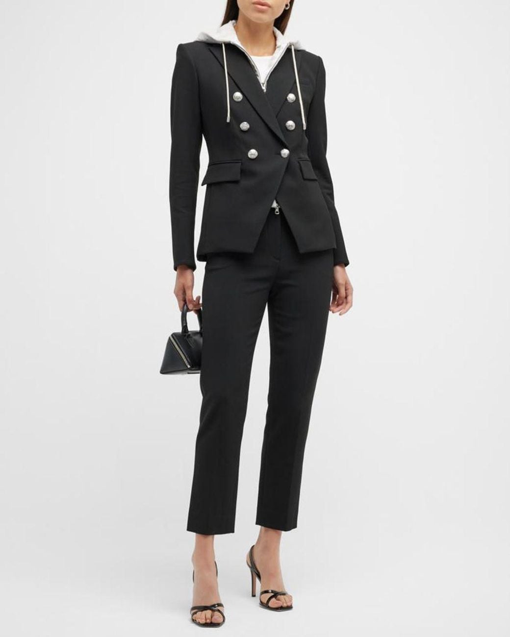 Veronica Beard Black Miller Dickey Jacket