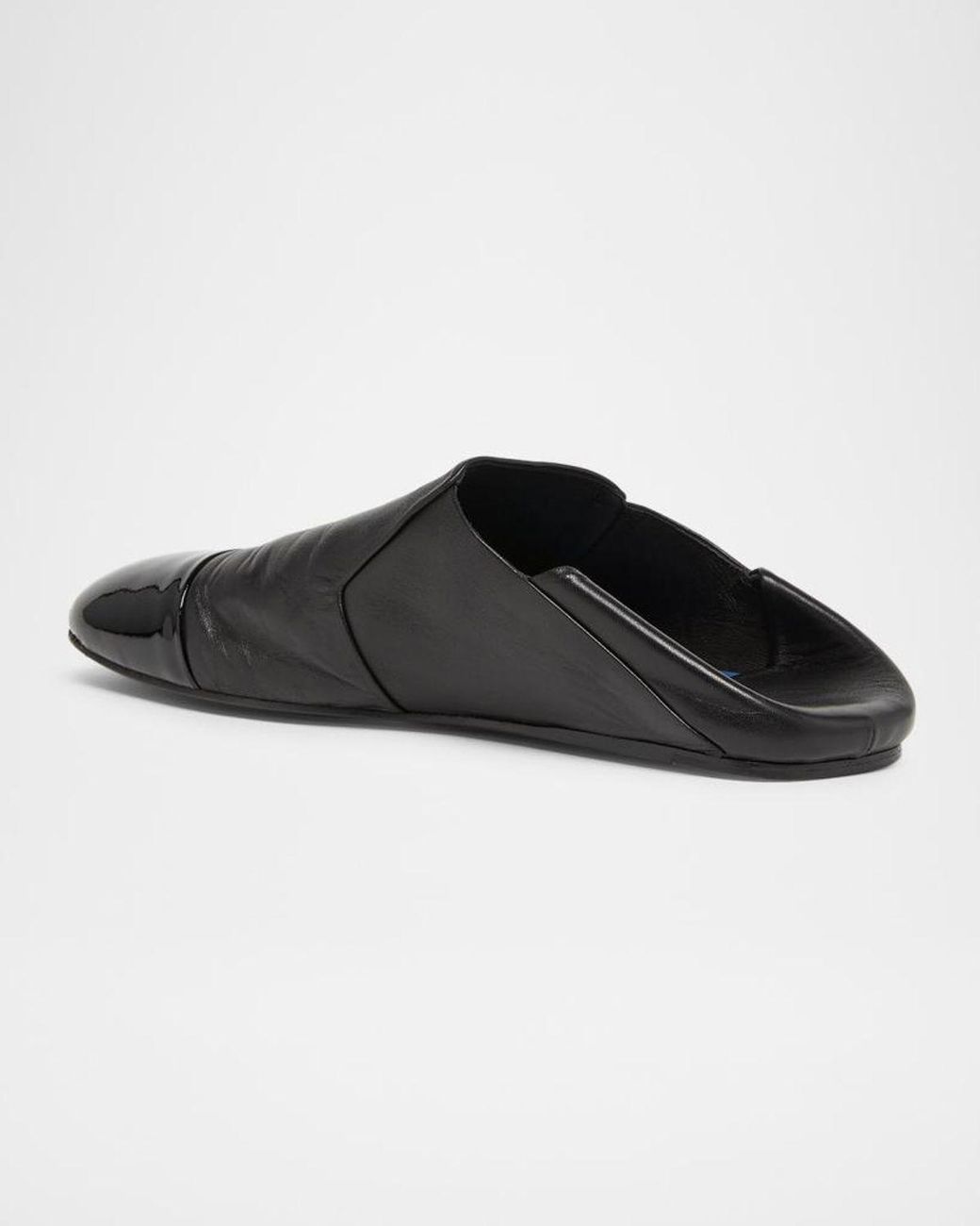 Lanvin Black Apos;S Leather Cap-Toe Loafers for men