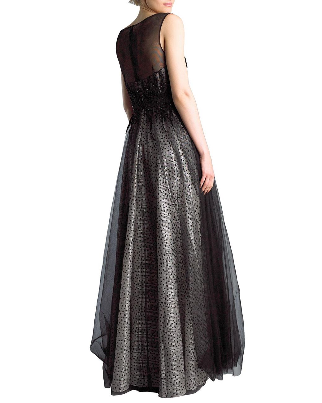 Basix Feather Embellished Gown Store 